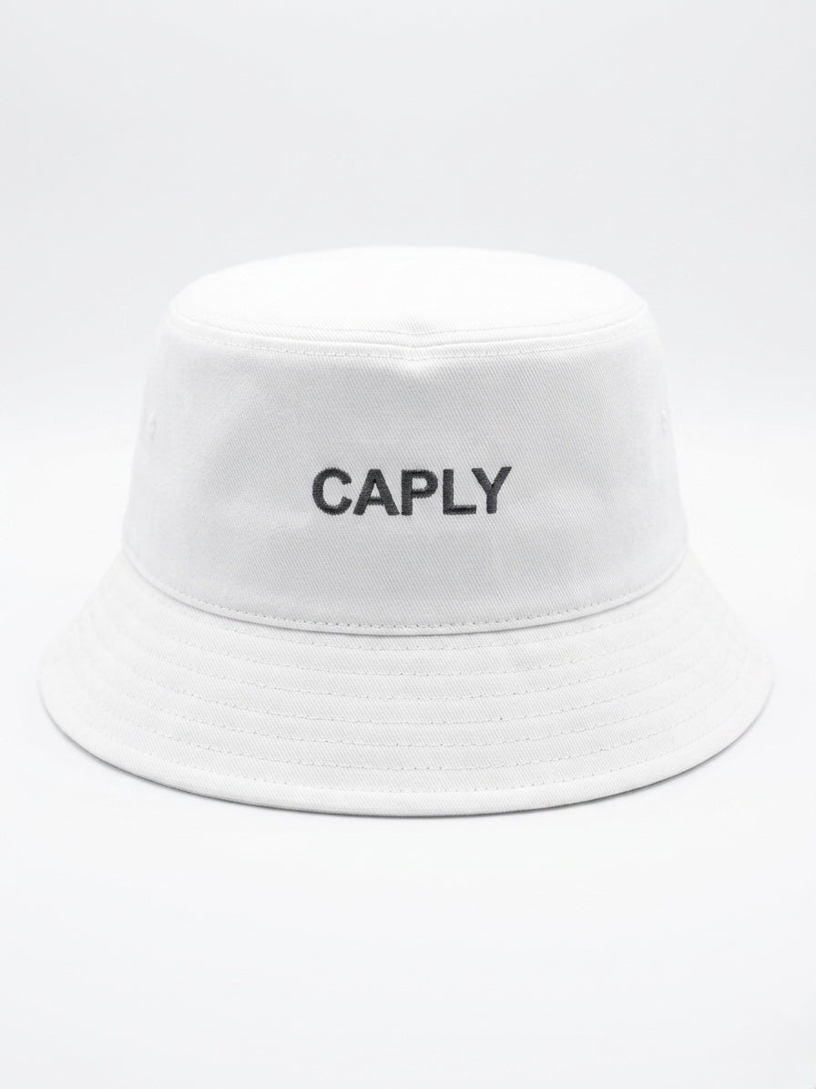 CAPLY Bucket Hat – White