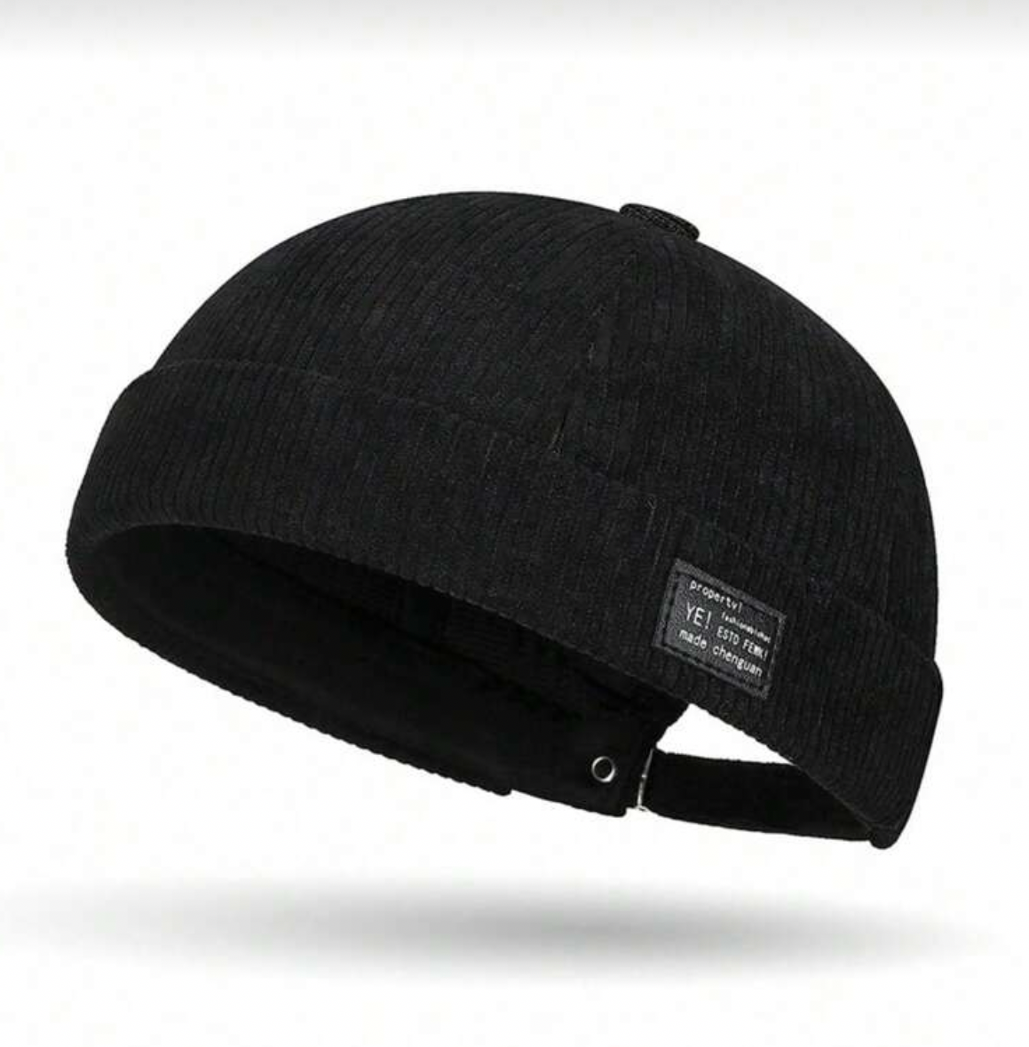 Caply Corduroy Cap – Black color