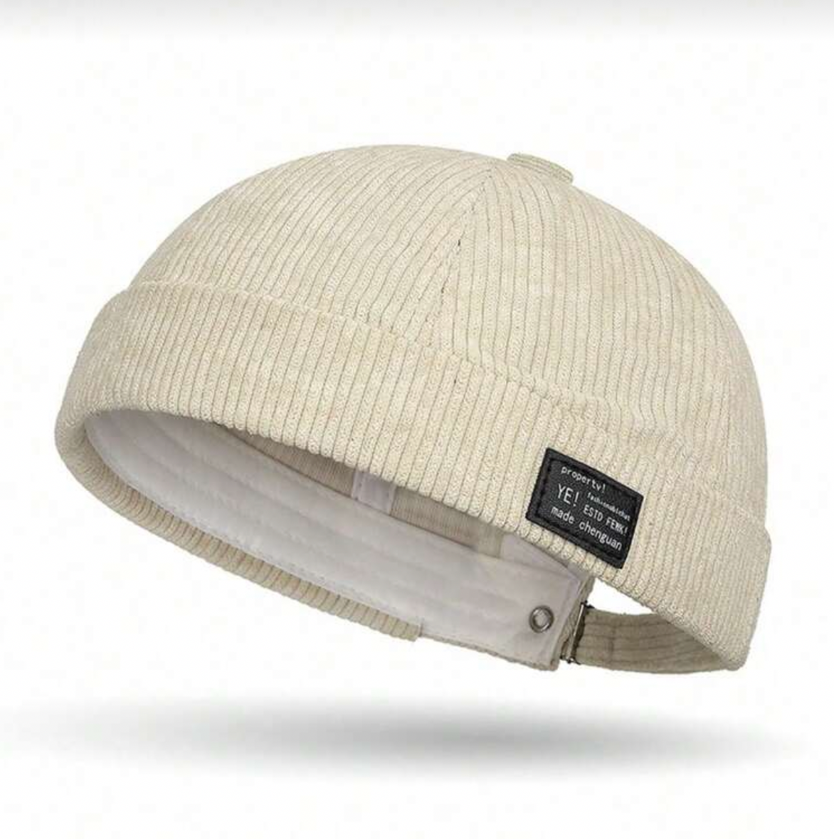Caply Corduroy Cap – Beige color