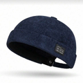 Caply Corduroy Cap – Navy Blue Color