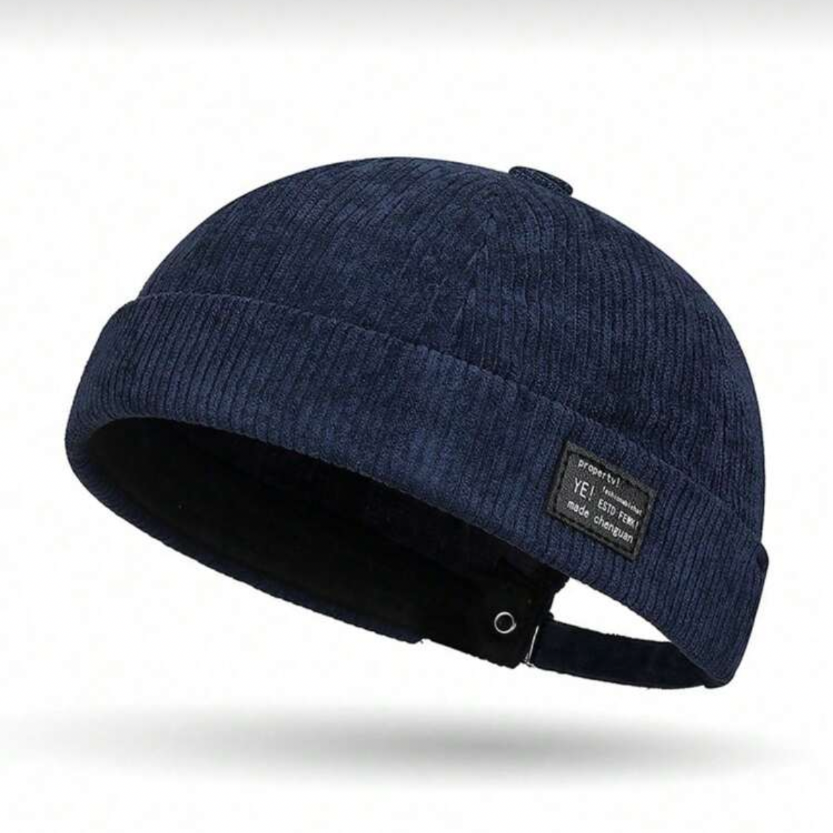 Caply Corduroy Cap – Navy Blue Color
