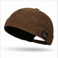 Caply Corduroy Cap – Coffee Brown color