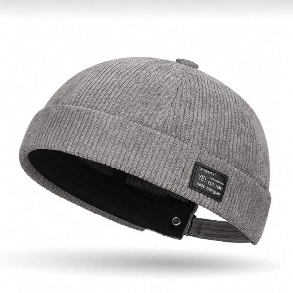 Caply Corduroy Cap – Grey color